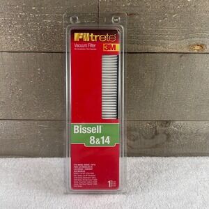 Filtrete 3M Vacuum Filter 66808A Fits Bissell 8 & 14 Series Models New